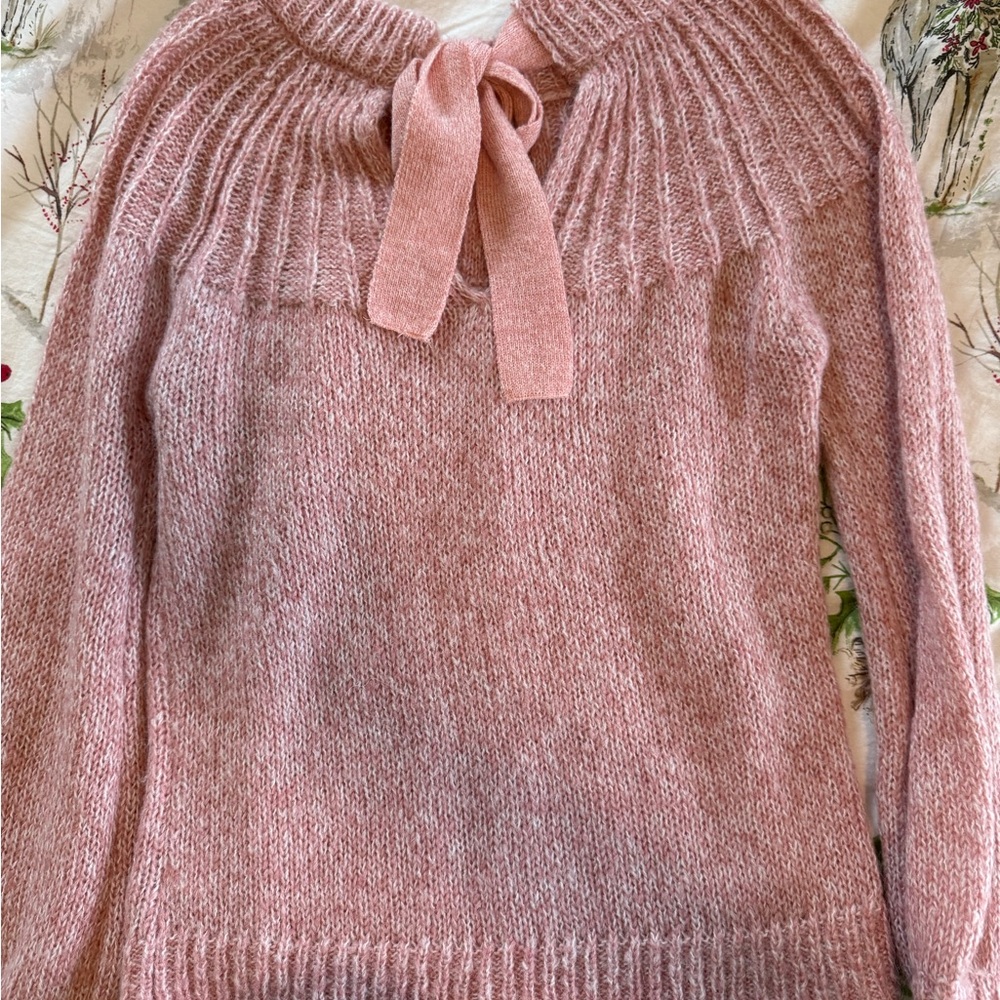 LC Lauren Conrad Dusty Rose Turtleneck Sweater - Picture 2 of 6
